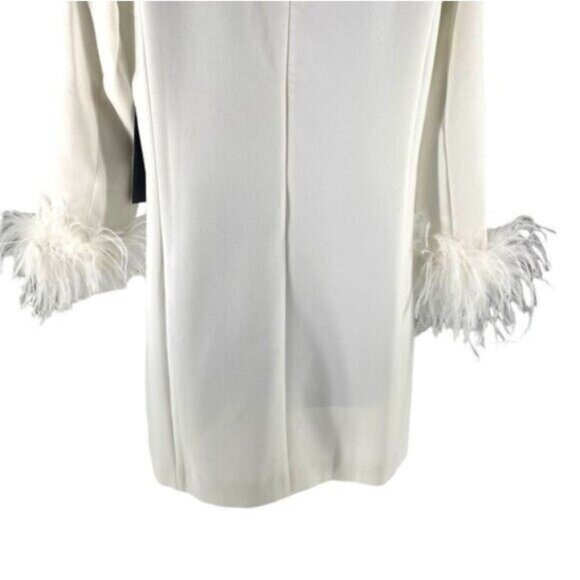 Tuckernuck NEW White Feather Mod Ellie Long Sleeve Cocktail Mini Dress Size XXL - Picture 10 of 10